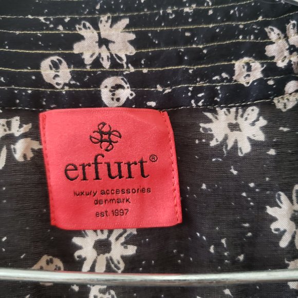 Anthropologie Erfurt Daisy Navy Kimono OS - Picture 6 of 8